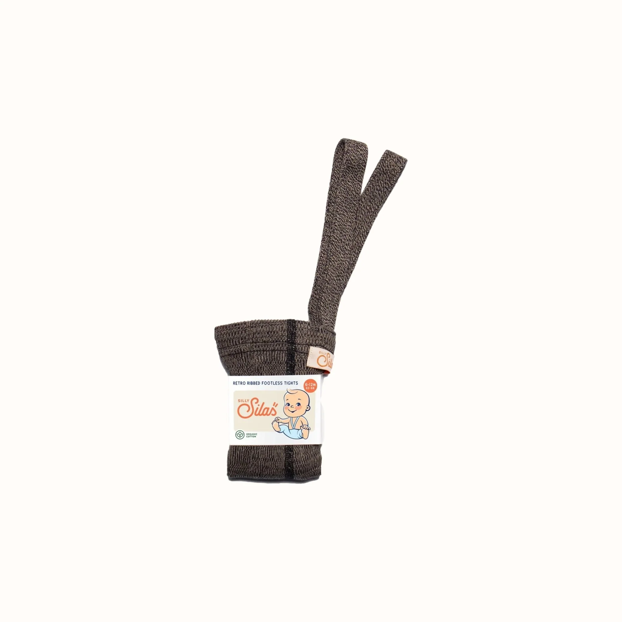 Katoenen maillot zonder voetje | licorice peanut