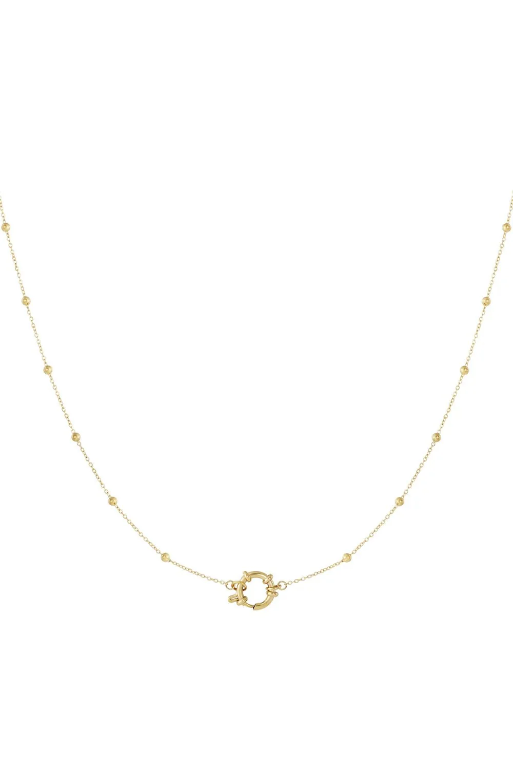 Ketting Basic Bolletjes | 2 in 1 | Goud Ketting Basic Bolletjes | 2 in 1 | Goud