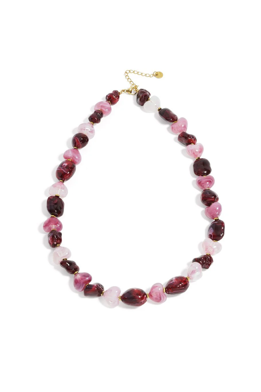 Ketting kralen | Pink-Red Ketting kralen | Pink-Red
