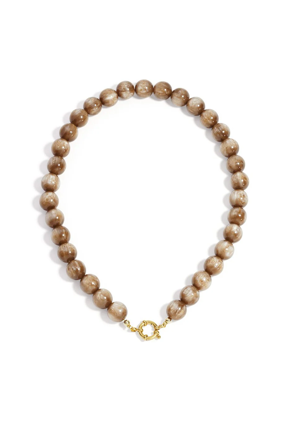 Ketting kralen Shine | Brown Ketting kralen Shine | Brown