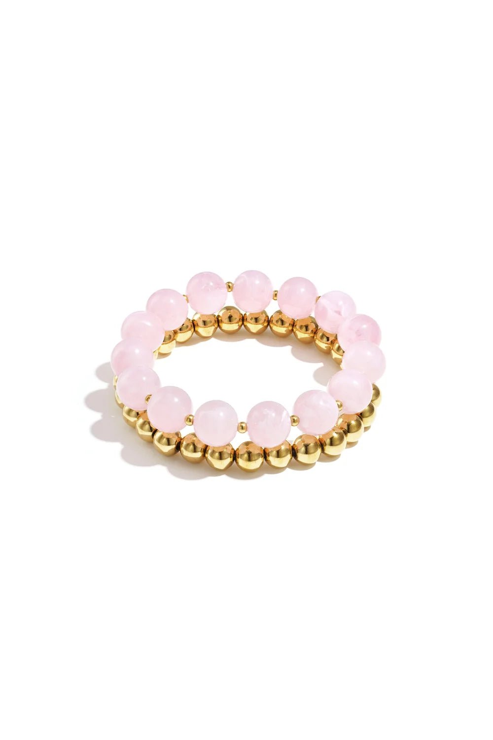 Kralen armband set | Licht roze