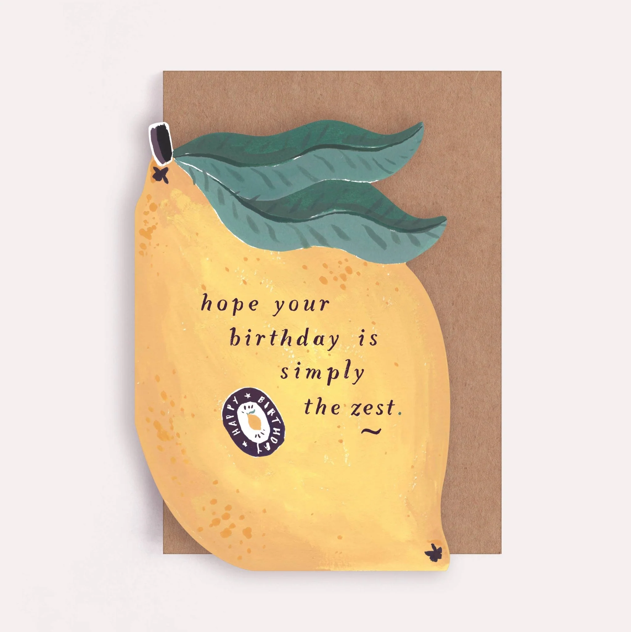 Lemon Zest verjaardagskaart | Grappige verjaardagskaarten | Pun Cards