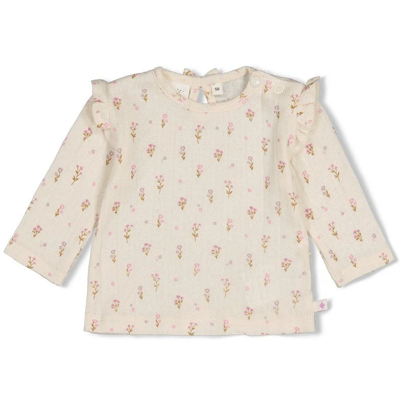 Longsleeve pointelle rib | Flower Ranch | Feetje Longsleeve pointelle rib | Flower Ranch | Feetje
