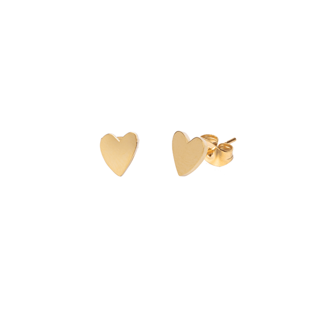 MADAM the label | Oorknopjes small heart goud MADAM the label | Oorknopjes small heart goud
