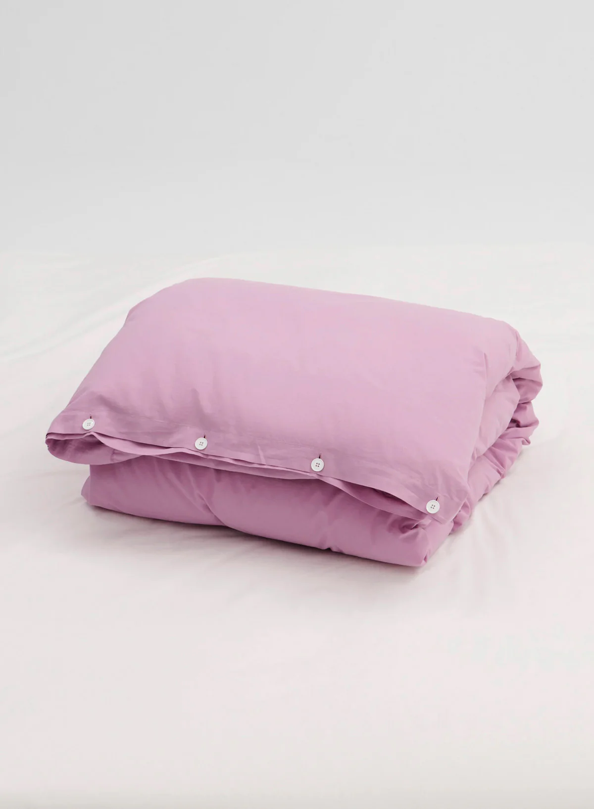 Double Duvet Cover – Mallow Pink, 240×220 – Tekla