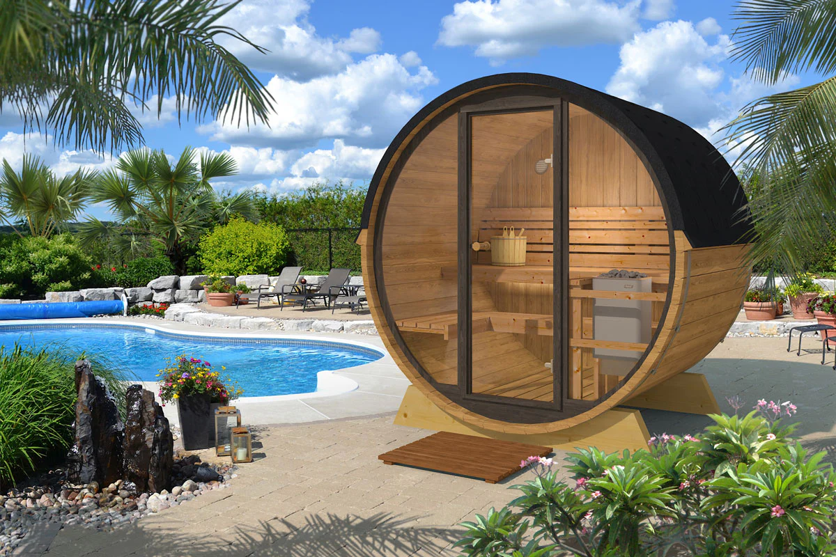 Malmö Barrel Sauna 2 Personen – 200cm-BR