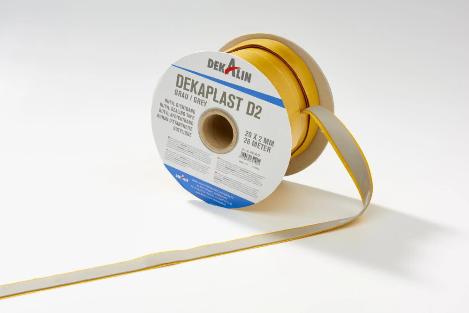 Dekalin Dekaplast D2 Butyl Afdichtband 20x2mm 26 meter