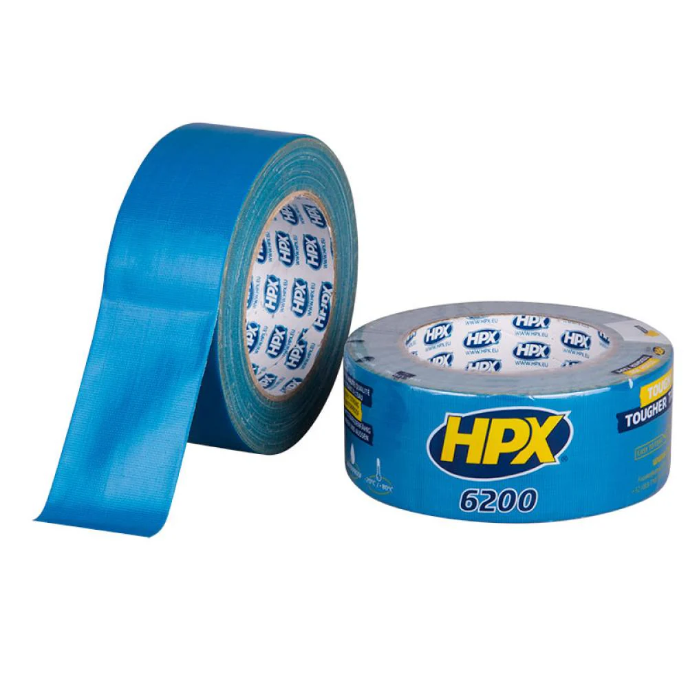 HPX 6200 Reparatie Tape 48mmx25 meter Lichtblauw HPX 6200 Reparatie Tape 48mmx25 meter Lichtblauw