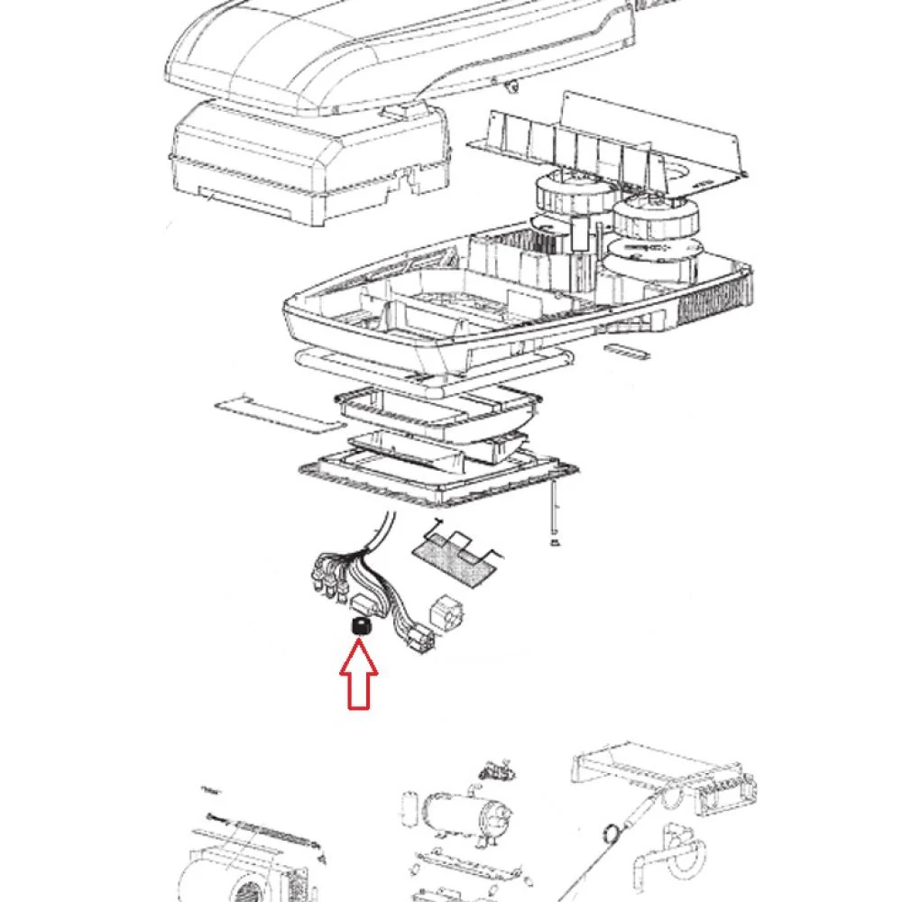 Dometic B1500 Schakelaar Thermostaat