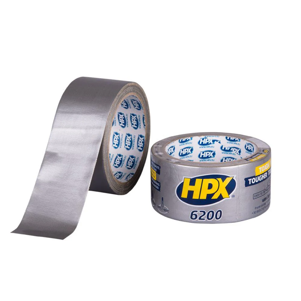 HPX 6200 Reparatie Tape 48mmx10 meter Zilver HPX 6200 Reparatie Tape 48mmx10 meter Zilver