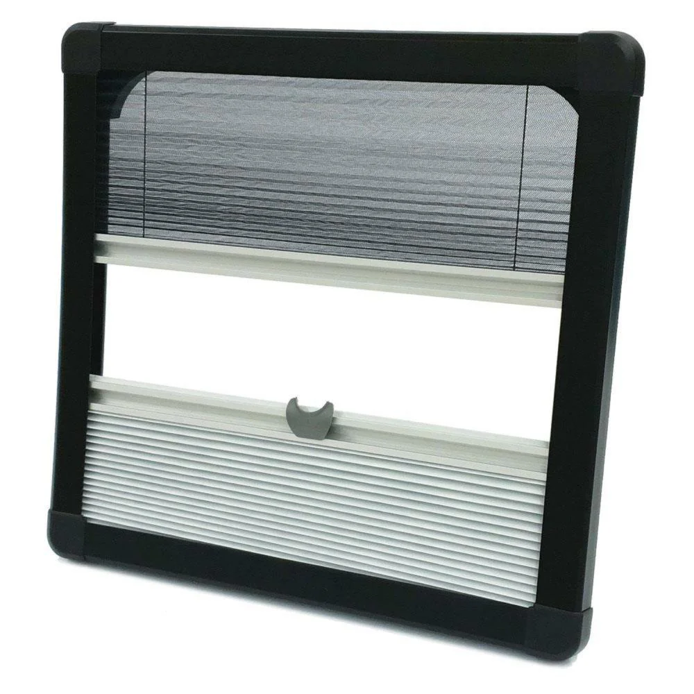 Horrex Gebogen Duo Plissé R5000 Zwart 852×349