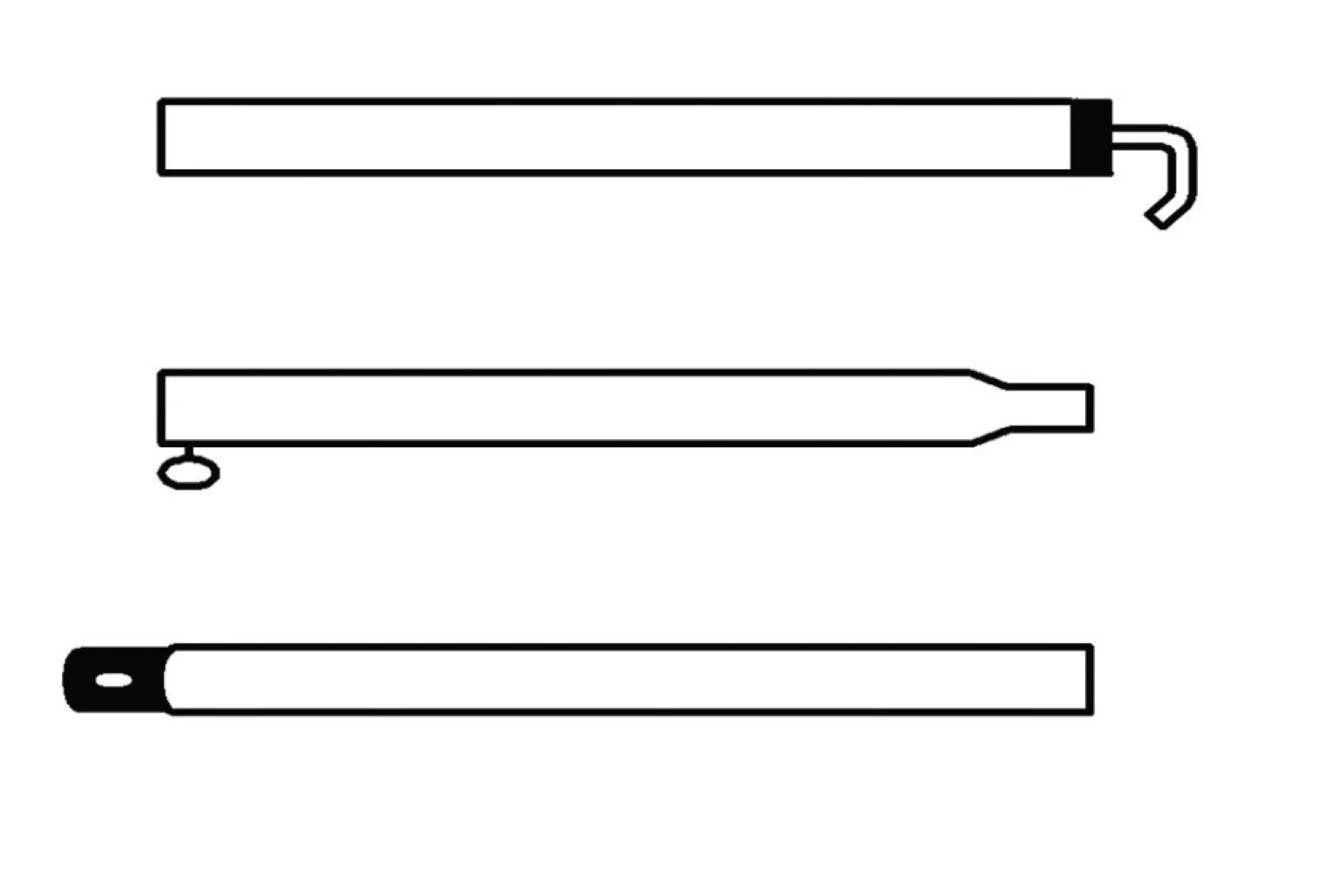 Campking Luifelnokstok 22/19mm 180-250cm Premium