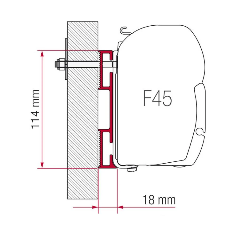 Fiamma Adapter D 120 F45 Fiamma Adapter D 120 F45
