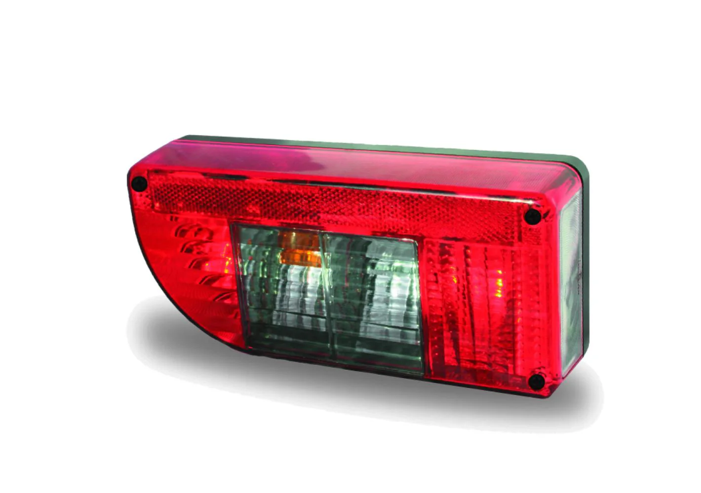 Jokon Achterlicht 821 Rem/ Knipper/ Kenteken/ Mist/ Achteruitrij/ Reflector Opbouw Links Jokon Achterlicht 821 Rem/ Knipper/ Kenteken/ Mist/ Achteruitrij/ Reflector Opbouw Links