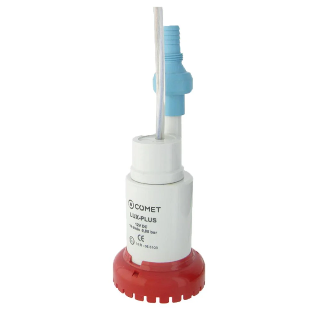 Comet Dompelpomp Lux-Plus met Terugslagklep 12V-15L Comet Dompelpomp Lux-Plus met Terugslagklep 12V-15L