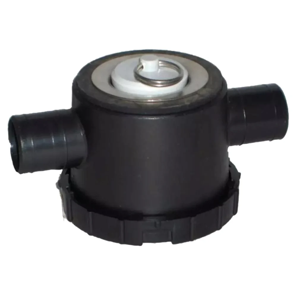 Reich afvoerplug zwart 33 mm met 2 aansl Reich afvoerplug zwart 33 mm met 2 aansl