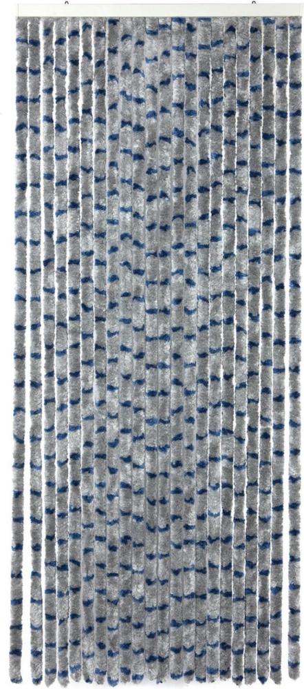Arisol Chenille Gordijn 56×200 Blauw/Grijs