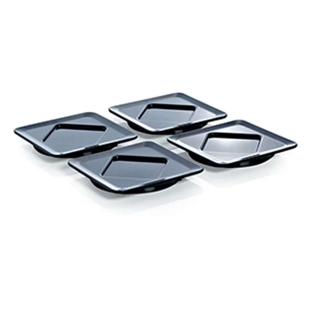 Gimex Quadrato Zwart Onderzetter/Deksel 4-delig 10cm Gimex Quadrato Zwart Onderzetter/Deksel 4-delig 10cm