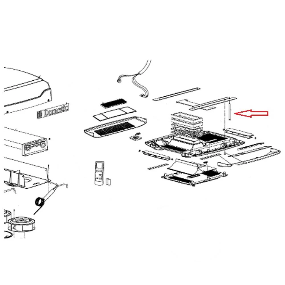 Dometic B1600 Plus Bevestigingsbout 6×120