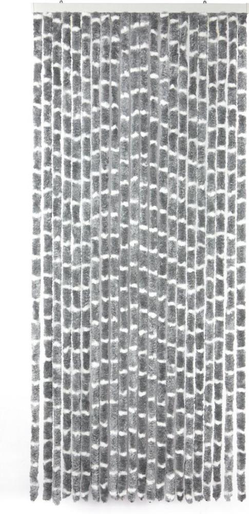 Arisol Chenille Gordijn 56×185 Grijs/Wit