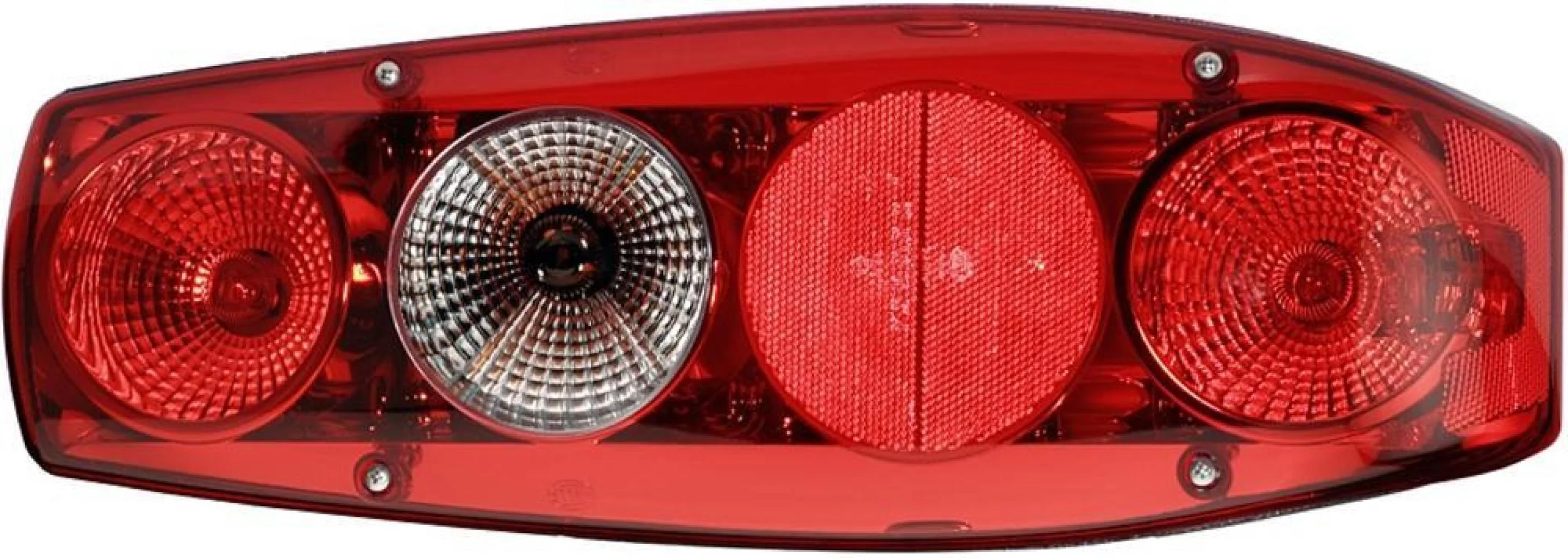 Hella Achterlicht Caraluna II Reflector/ Rem/ Knipper/ Mist/ Zijmarkering Camper Links Hella Achterlicht Caraluna II Reflector/ Rem/ Knipper/ Mist/ Zijmarkering Camper Links