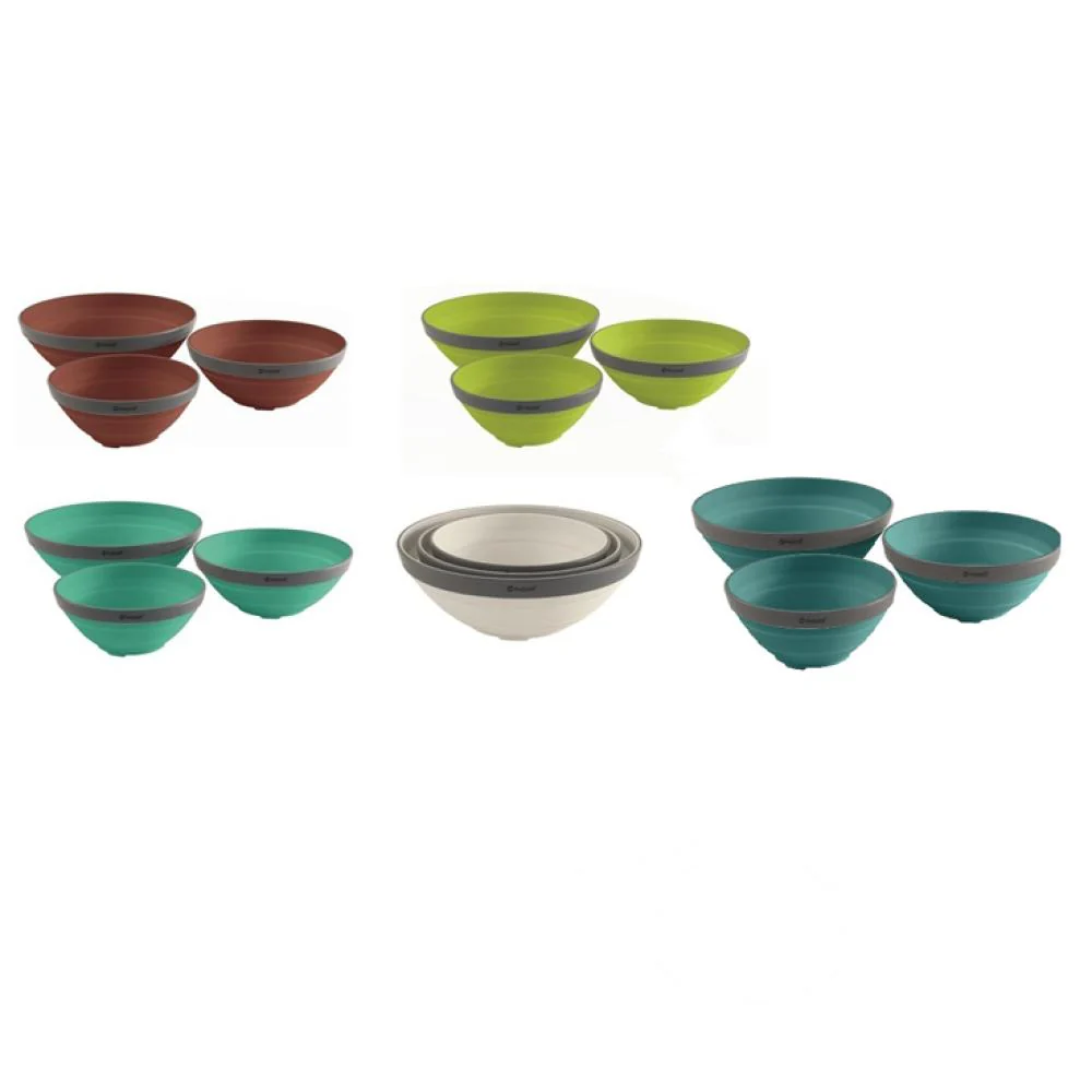 Outwell Collaps Schalenset Terracotta Outwell Collaps Schalenset Terracotta