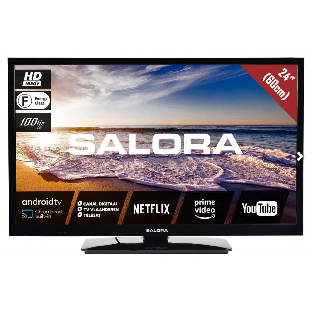 Salora 24” TV Travel LED Android Chromecast Wifi Salora 24” TV Travel LED Android Chromecast Wifi