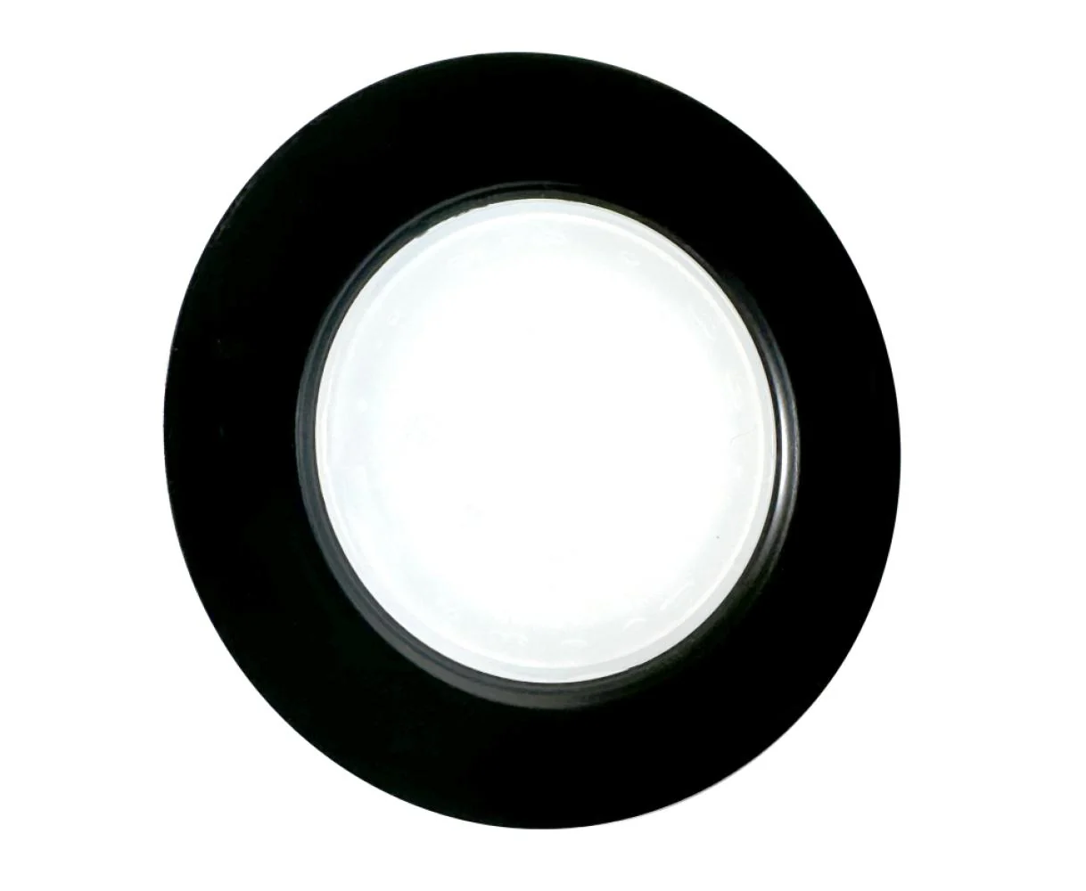 Frilight Inbouwspot Vega 47 COB LED Opalglas Zwart Frilight Inbouwspot Vega 47 COB LED Opalglas Zwart