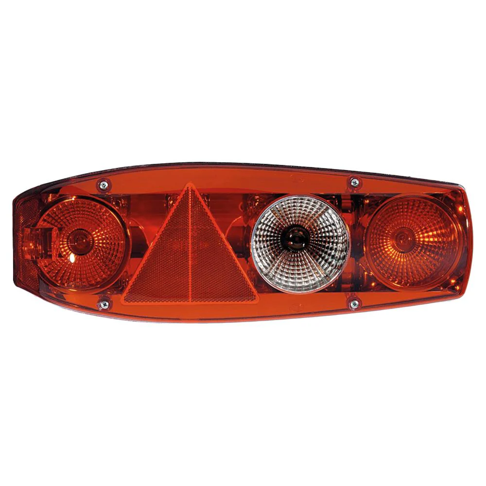 Hella Achterlicht Caraluna II Rem/ Knipper/ Mist/ Zijmarkering/ Driehoek Reflector Links Hella Achterlicht Caraluna II Rem/ Knipper/ Mist/ Zijmarkering/ Driehoek Reflector Links