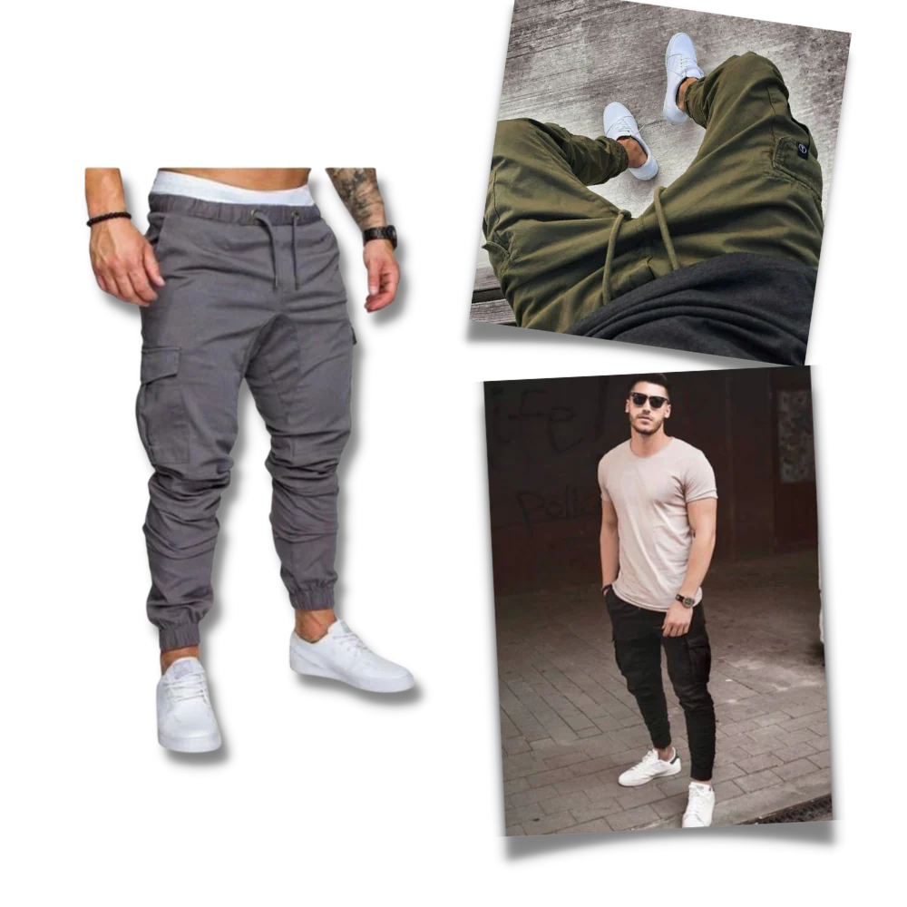 Heren Slim Fit Cargo Broeken