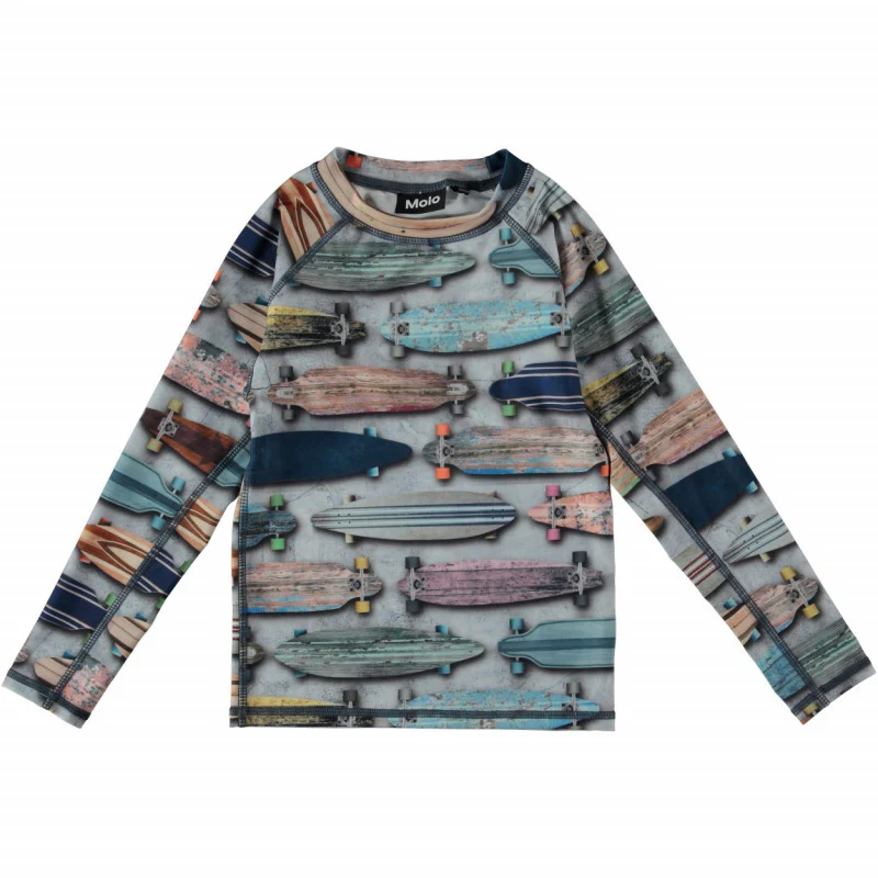 Molo – UV-zwemshirt met lange mouwen voor jongens – Neptune Molo – UV-zwemshirt met lange mouwen voor jongens – Neptune