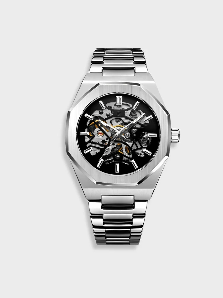 Blaise – Chronograaf Horloge Leer – Tijdloze Elegant