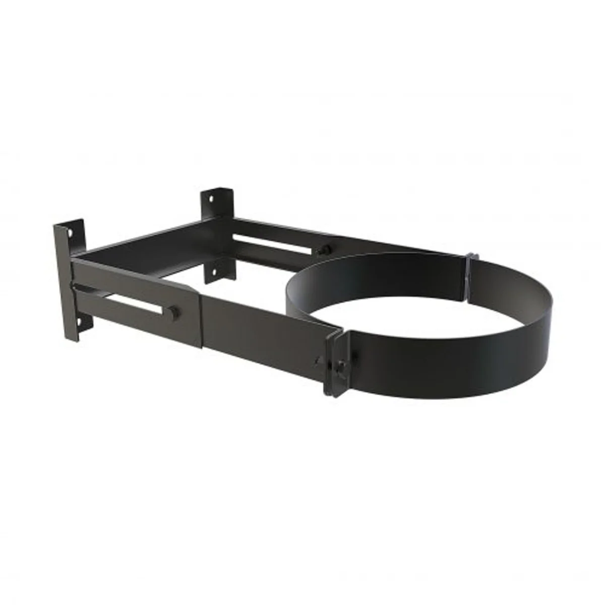 Muurbeugel verstelbaar 80-200 mm voor EW 200 mm en DW 150-200 mm zwart