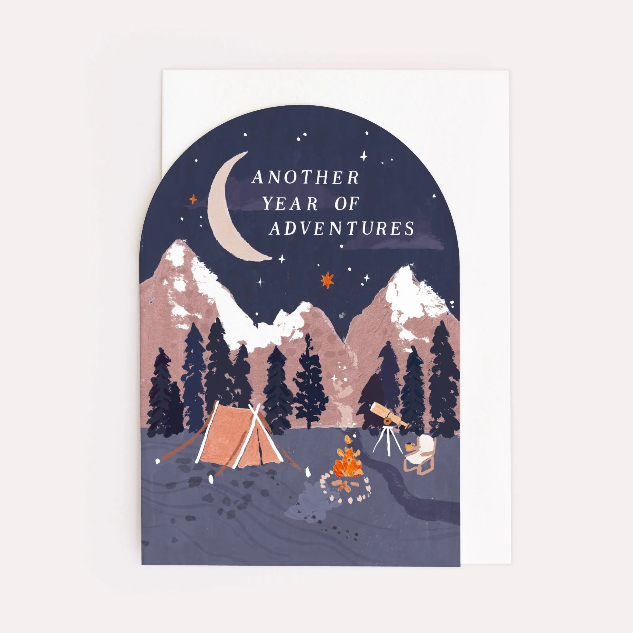 Nog een Year of Adventures-kaart | Verjaardagskaarten voor mannen | Kamp