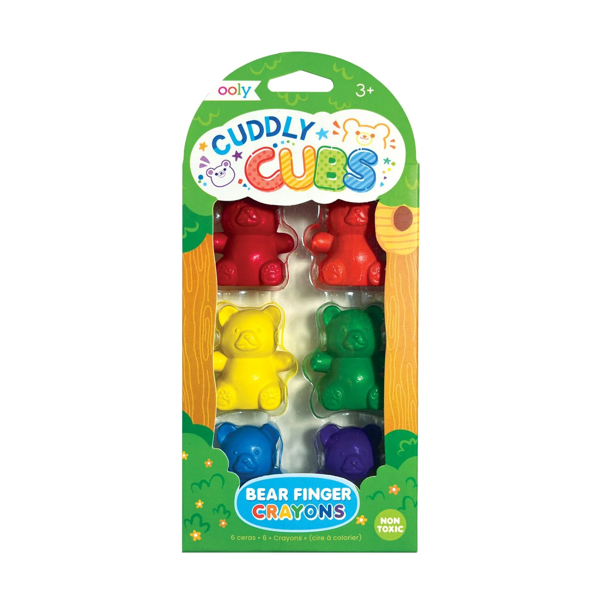 Ooly | Cuddly Cubs Bear Finger Crayons