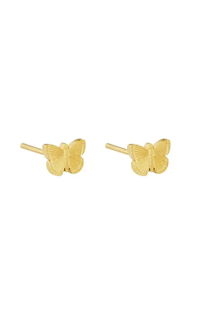 Oorknopjes Vlinder | Goud