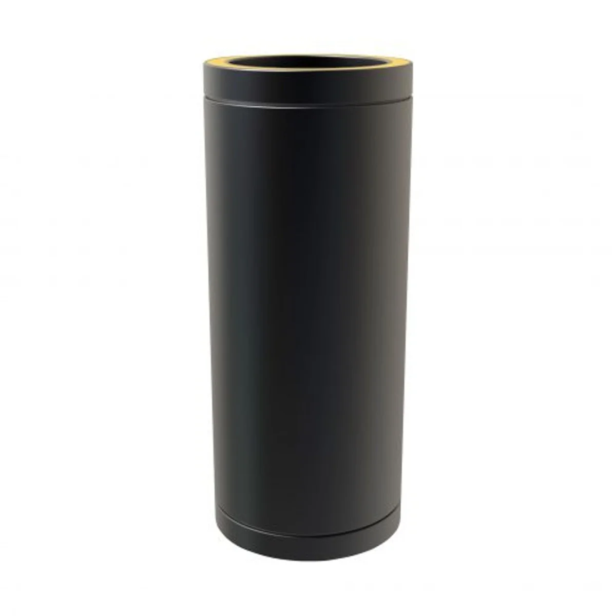 Pijp 50 cm Ø 150-200 mm Dubbelwandig geïsoleerd RAL9004