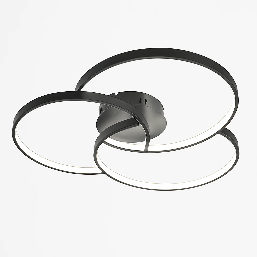 Design LED Plafondlamp Roos drie Cirkels Bwart