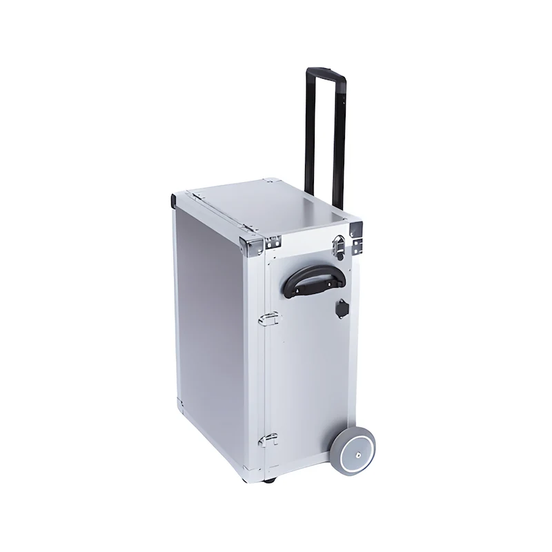 Pedicure Koffer met Trolley PodoMobile Maxi Brush Silver