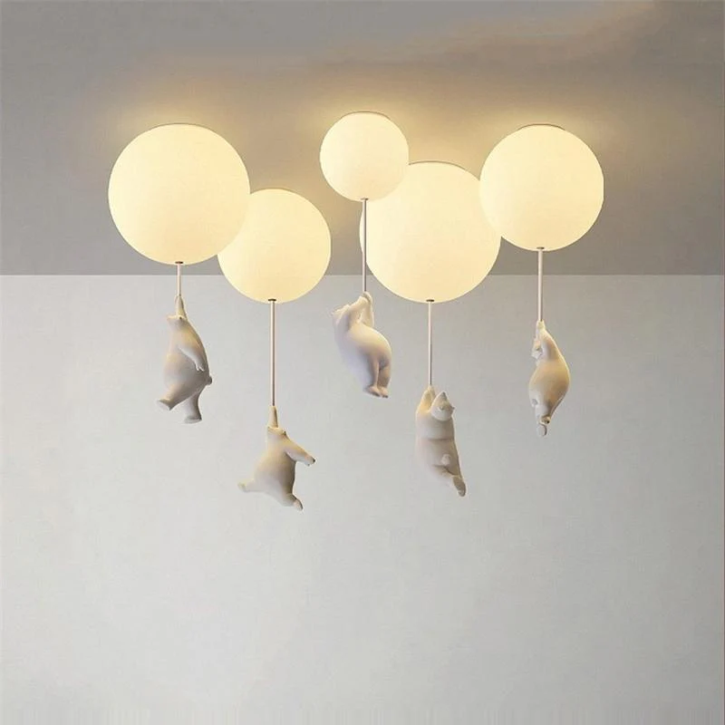 Ballonbeer Plafondlamp | Speelse Berenontwerp