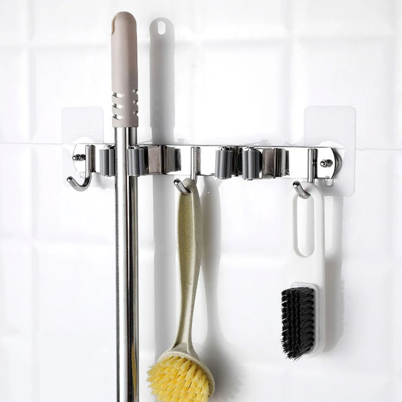 10 Stuks Zware Punch-Free Transparante Kleefhaken