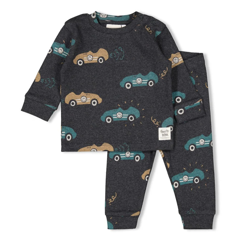 Pyjama Winter Premium | Antraciet Melange | Feetje Pyjama Winter Premium | Antraciet Melange | Feetje