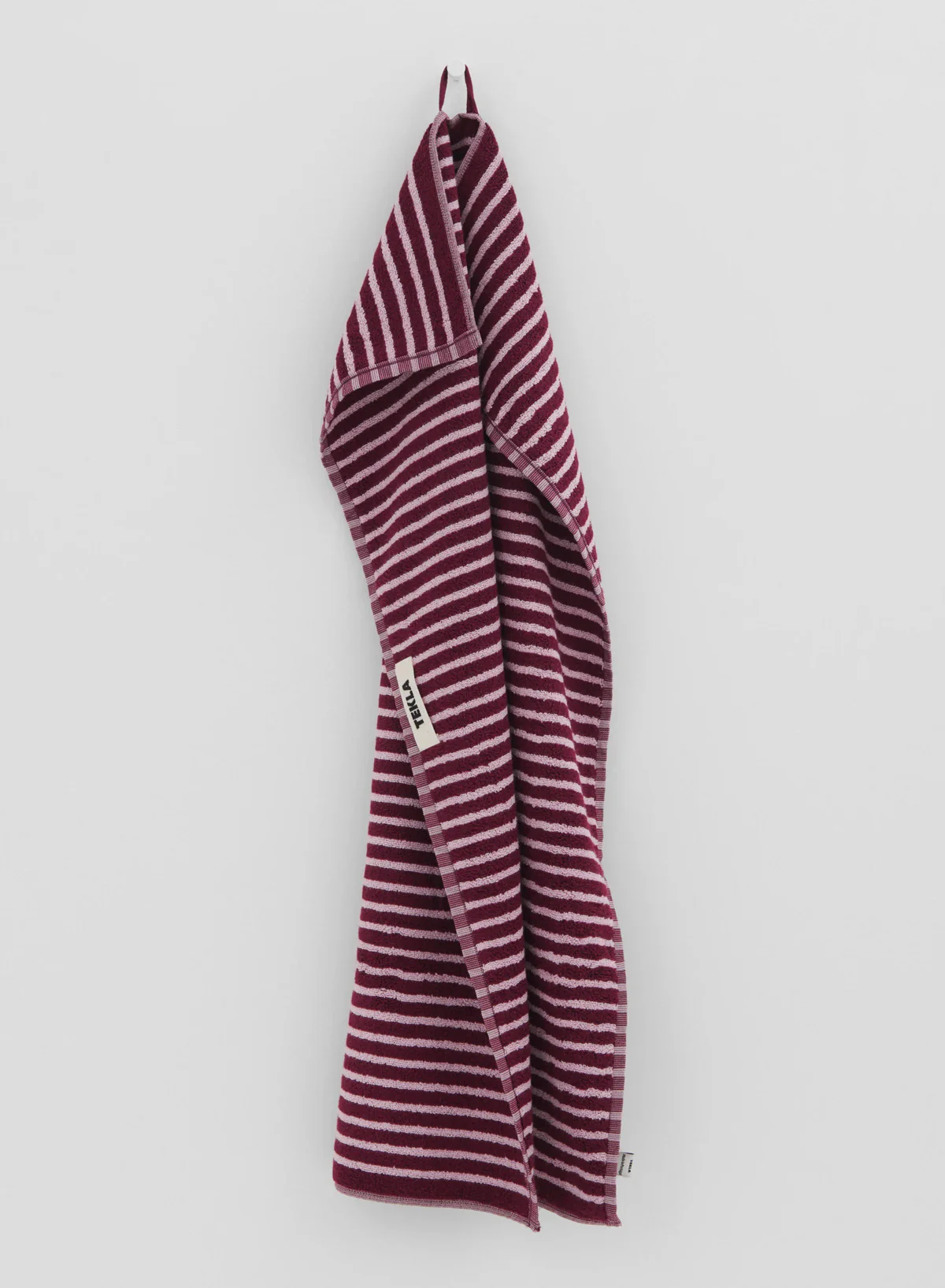 Hand Towel, Red & Rose – Tekla