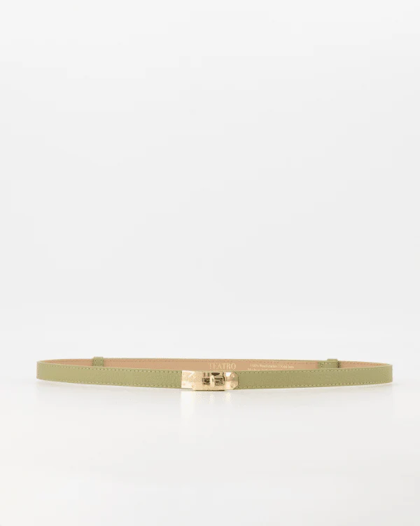 Riem | Leer | Mos Groen Riem | Leer | Mos Groen