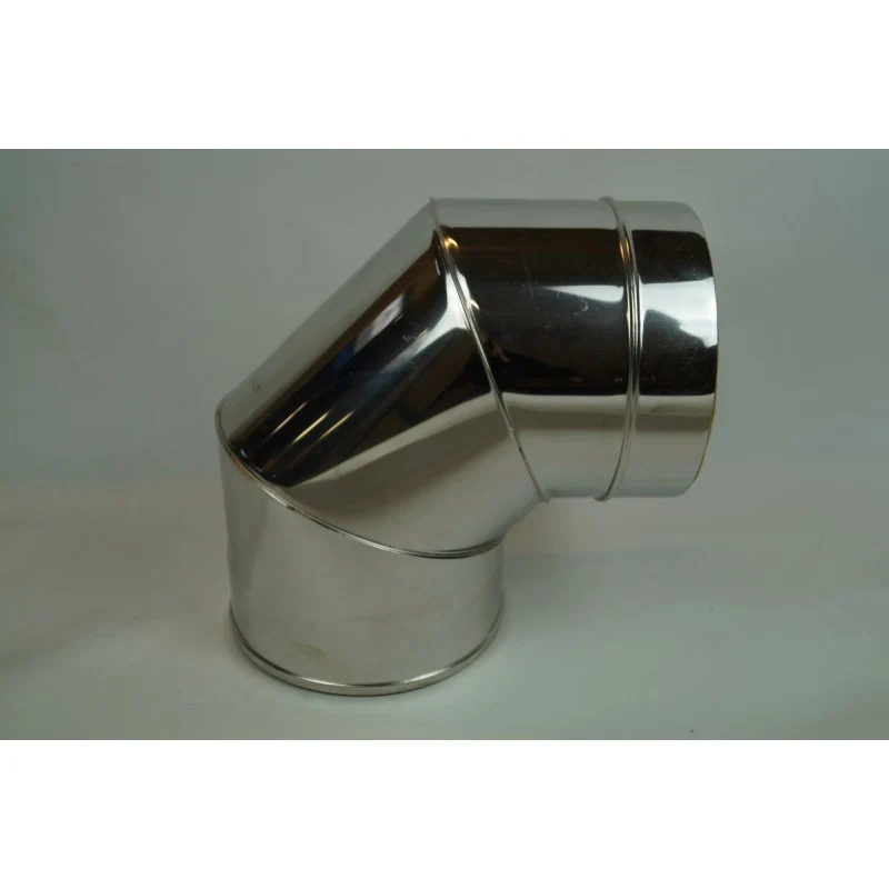 200mm Ø200-250RVS, 90GRADEN pijp