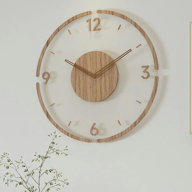 Frendorf Scandinavische Houten Wandklok WoodWave