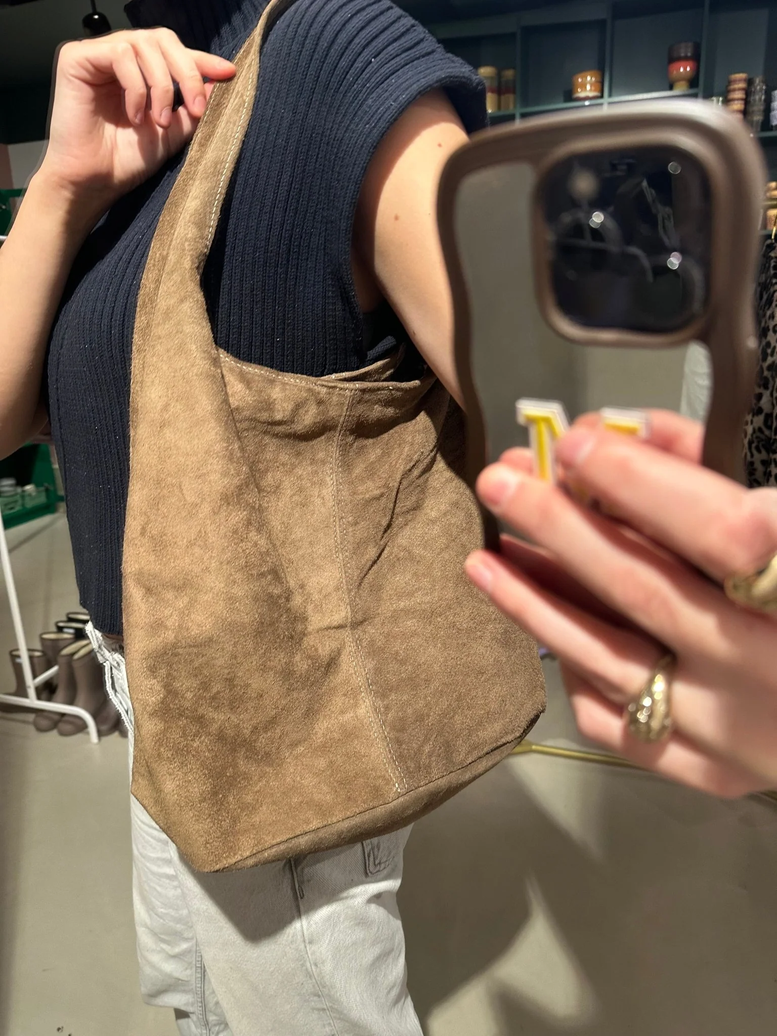 Schouder Tas | My Bag | Taupe Schouder Tas | My Bag | Taupe