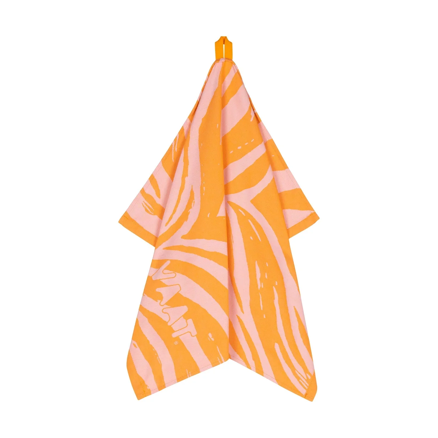 Set keuken en theedoek | Zebra | Oranje-Roze
