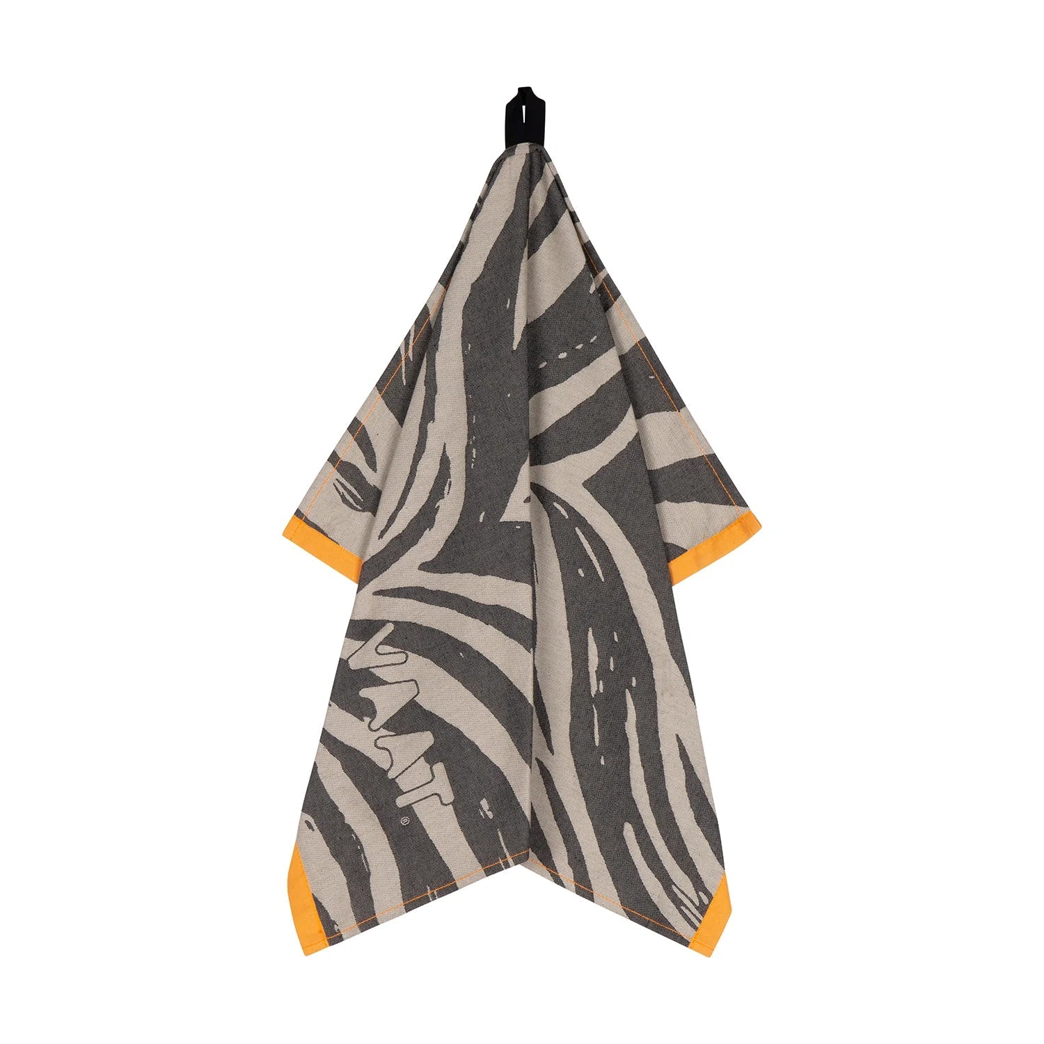 Set keuken en theedoek | Zebra | Zwart-Oranje