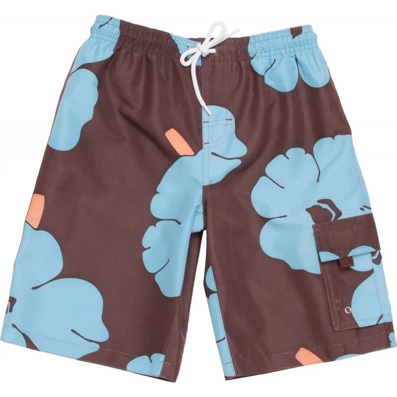 Snapper Rock – Zwembroek voor jongens – Blauw Blauw gebloemd